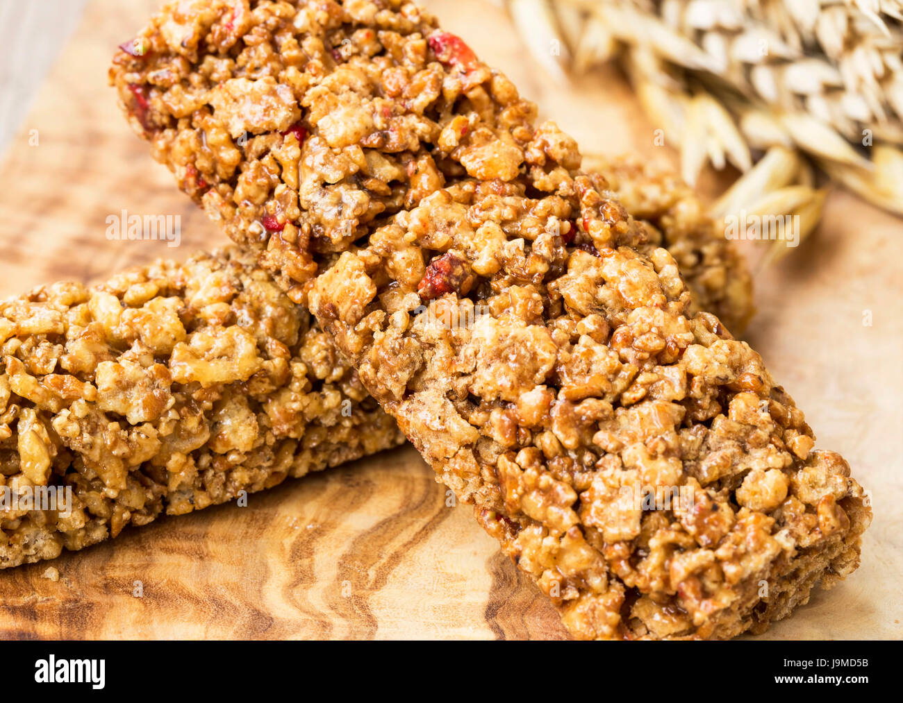 Granola or muesli bars, whole wheat snacks Stock Photo Alamy