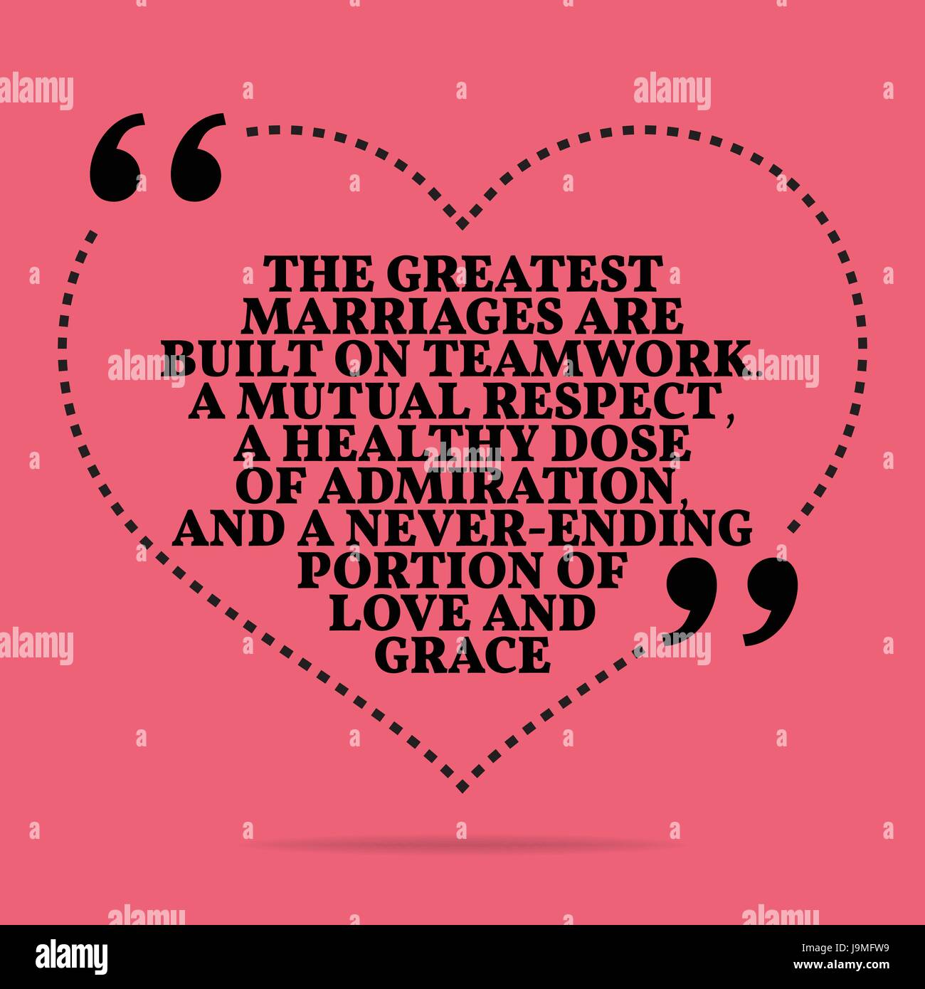 Inspirational Love Marriage Quote The Greatest Marriages Are Built Stock Vector Image Art Alamy