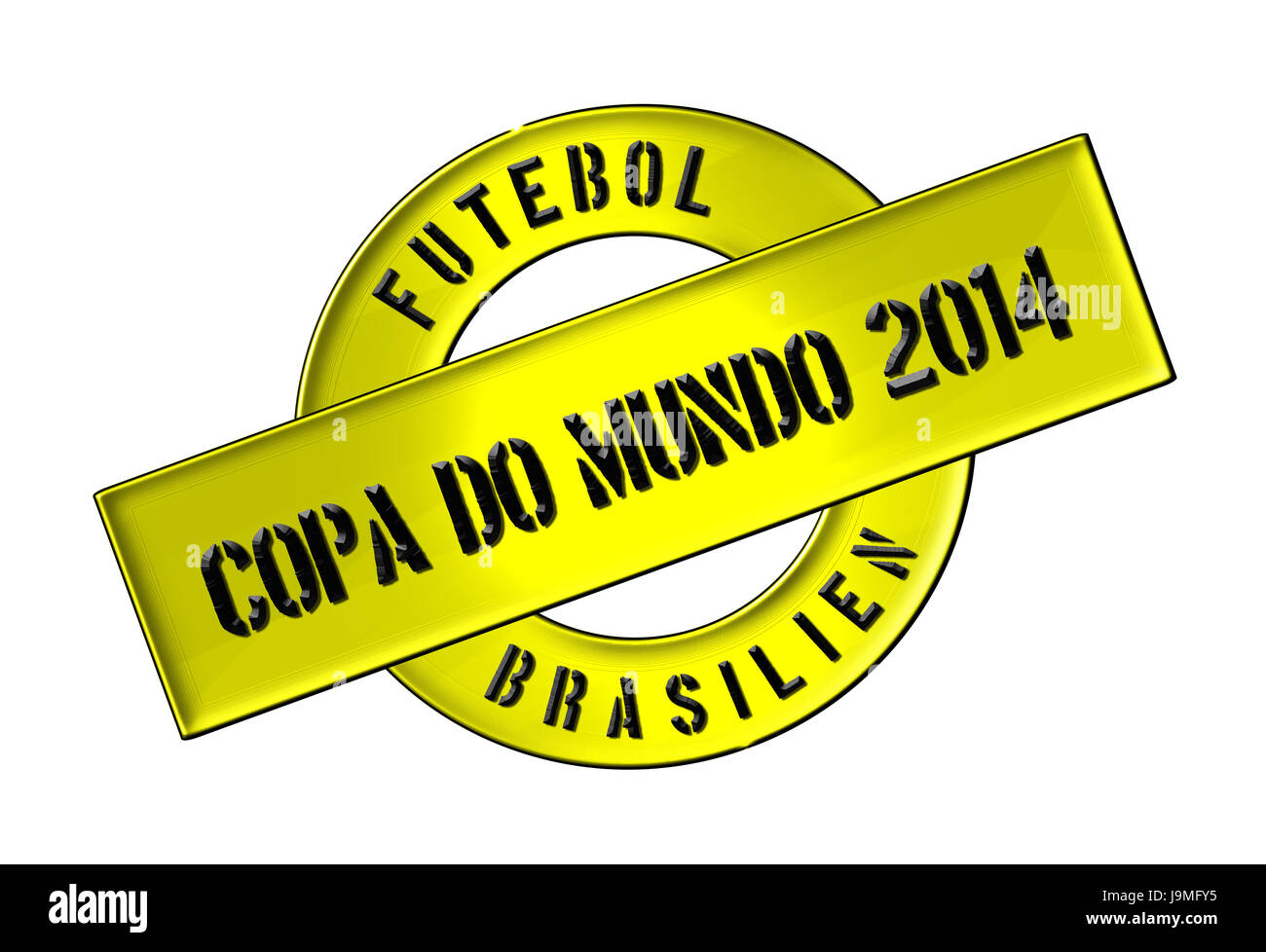 brazil, wm, seal, banners, brazil, wm, seal, football, banners, fussball, 2014, Stock Photo