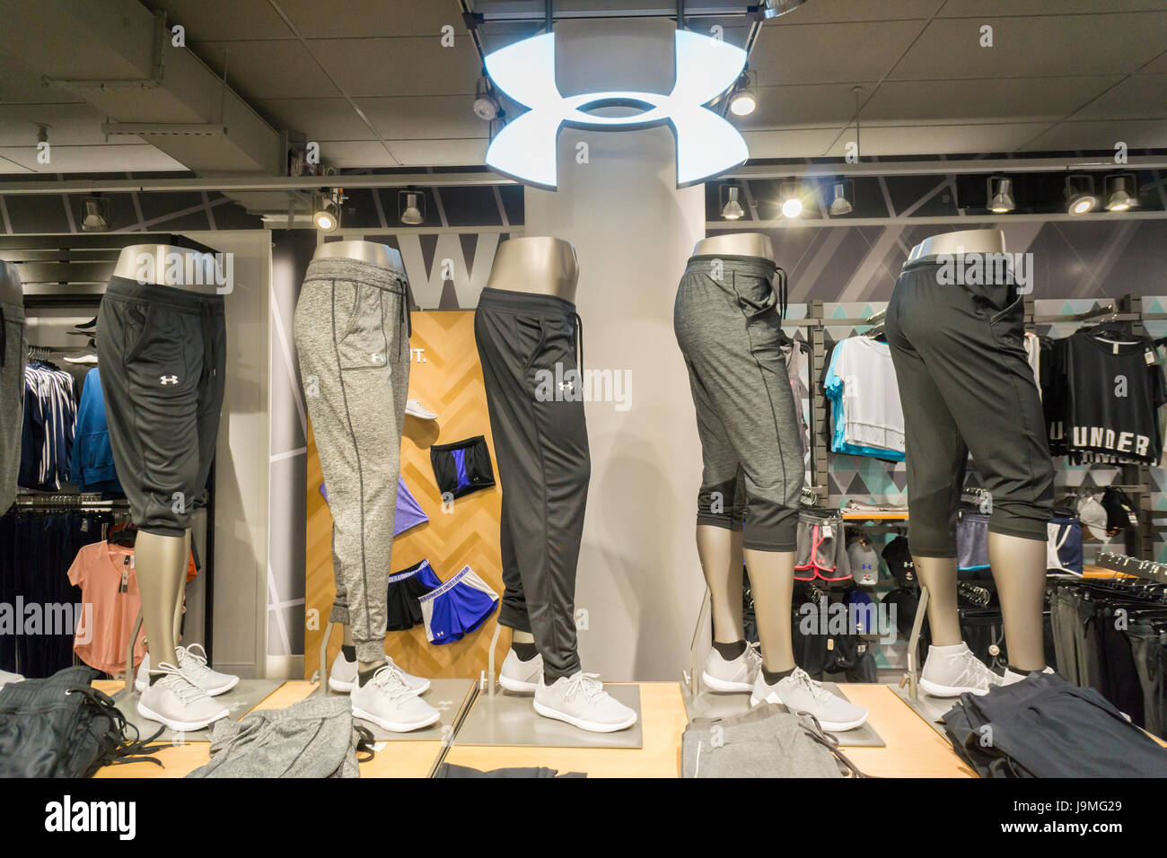 The Under Armour boutique in Macy's Herald Square flagship store in New  York on Monday, May 29, 2017. . (© Richard B. Levine Stock Photo - Alamy