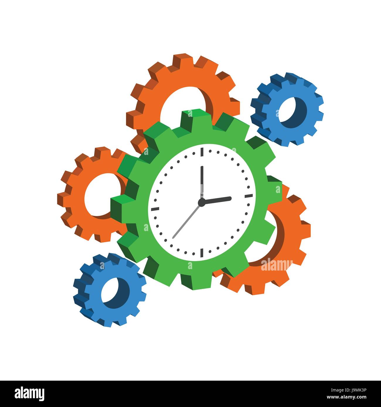 Clock Gear Clip Art
