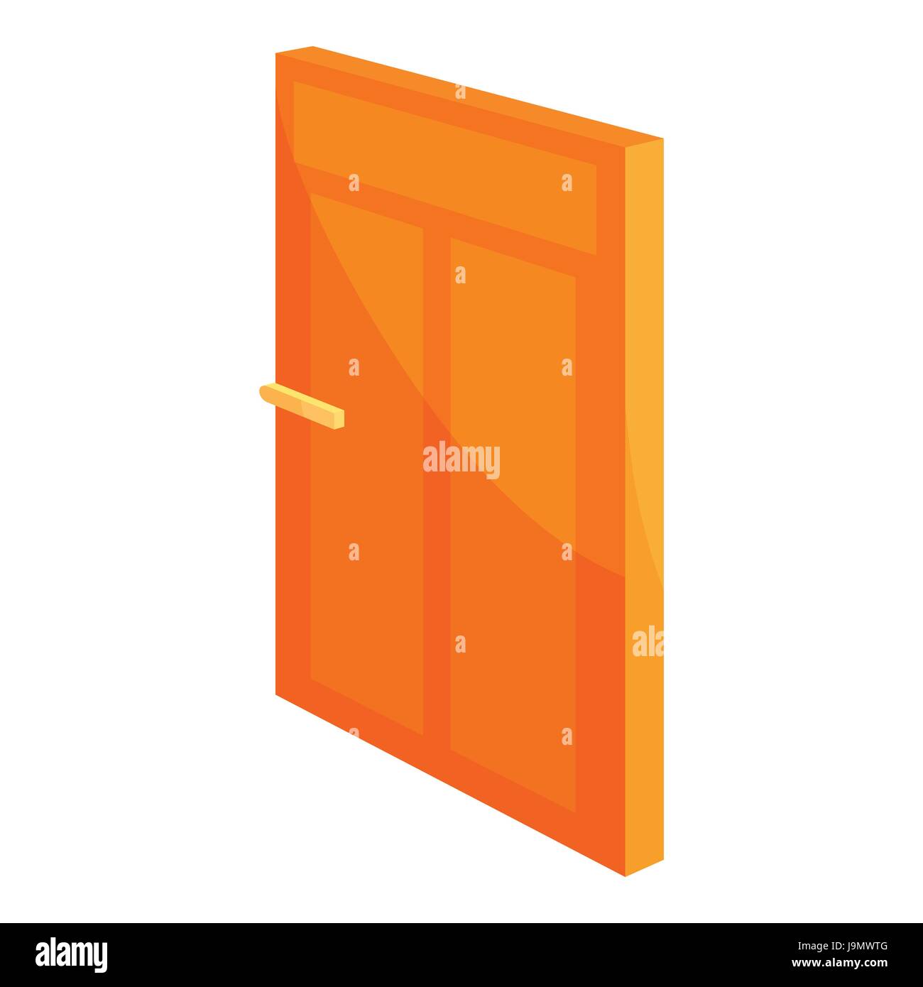 House door icon, cartoon style Stock Vector Image & Art - Alamy