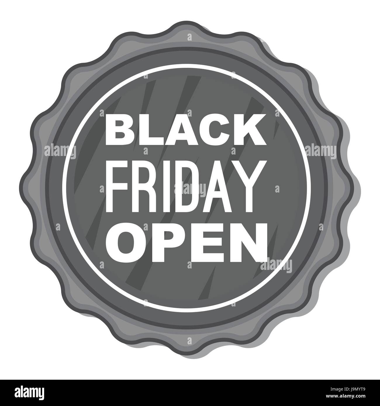 Label black friday open icon Stock Vector Image & Art Alamy