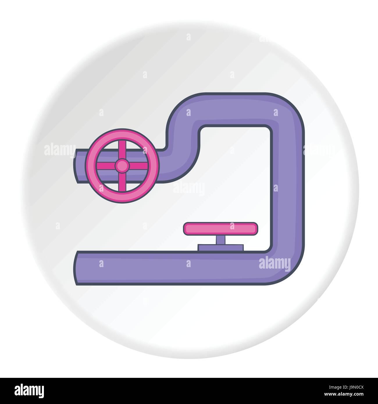 Valve icon, flat style Stock Vector Image & Art - Alamy