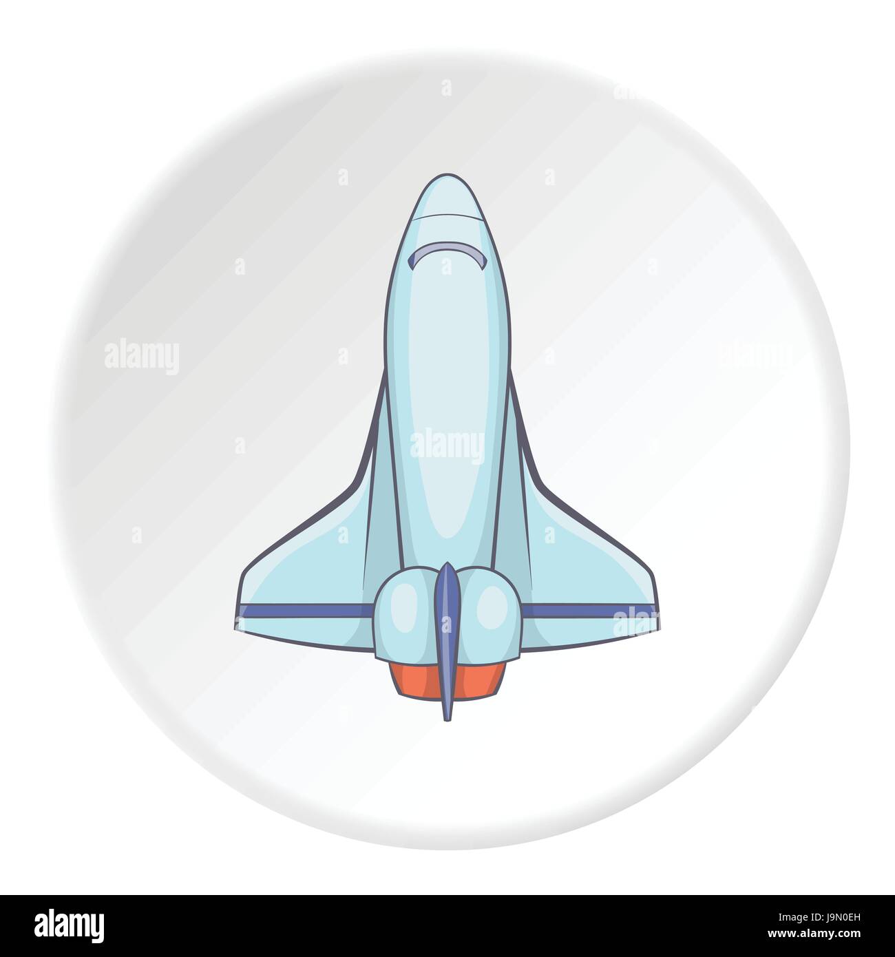 Space shuttle icon, flat icon Stock Vector Image & Art - Alamy