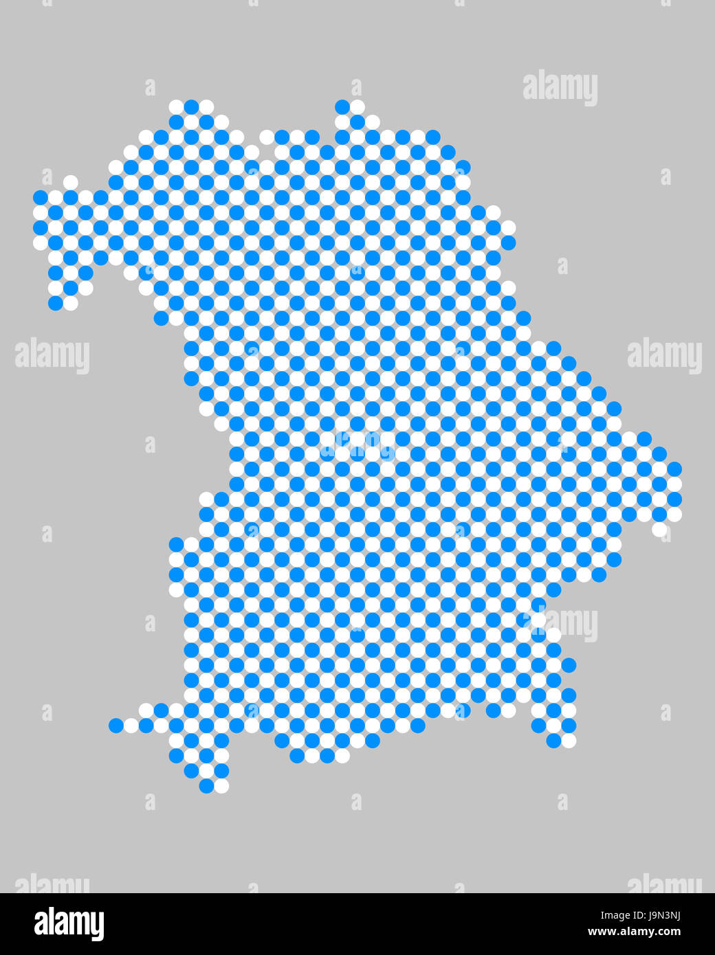 Map Of Bavaria J9N3NJ 