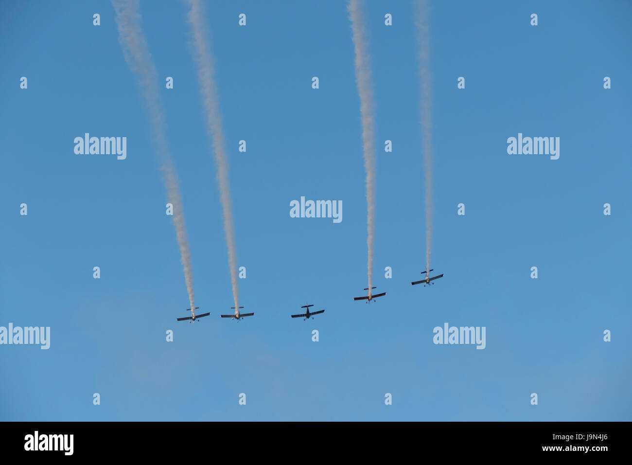 Memorial Day Formation Flight Flyby Stock Photo