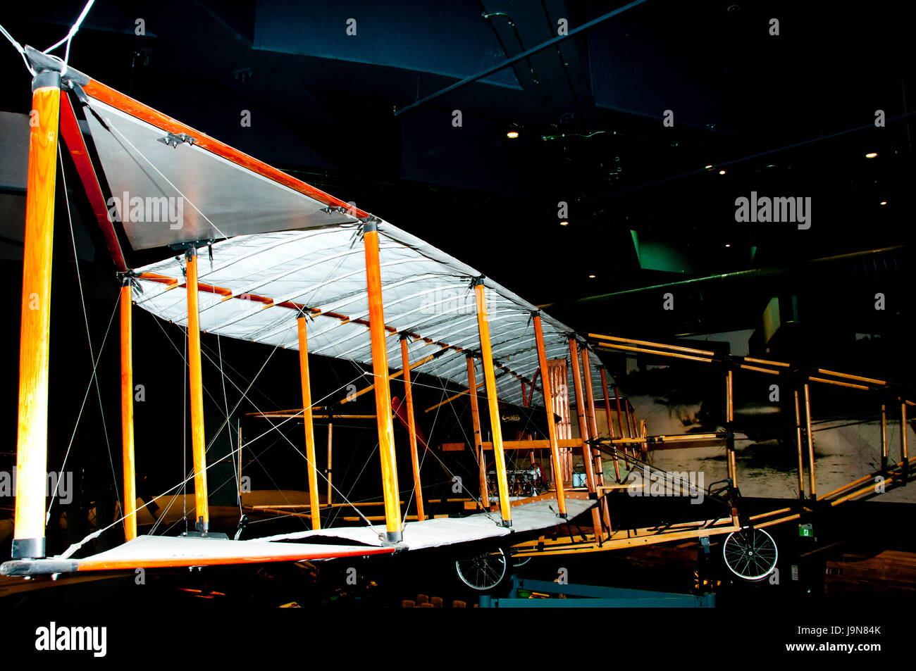 BADDECK, CANADA August 13, 2016 Replica of Silver Dart; the first