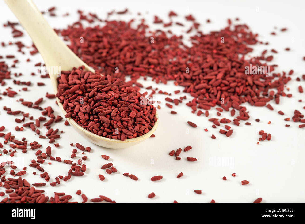 Red yeast rice Stock Photo Alamy