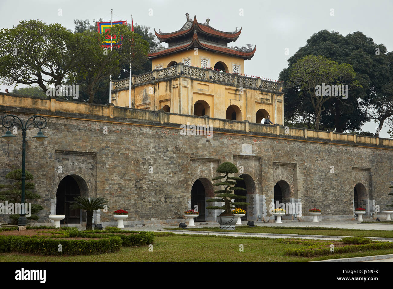 Main gate of Imperial Citadel of Thang Long (UNESCO World Heritage Site), Hanoi, Vietnam Stock Photo