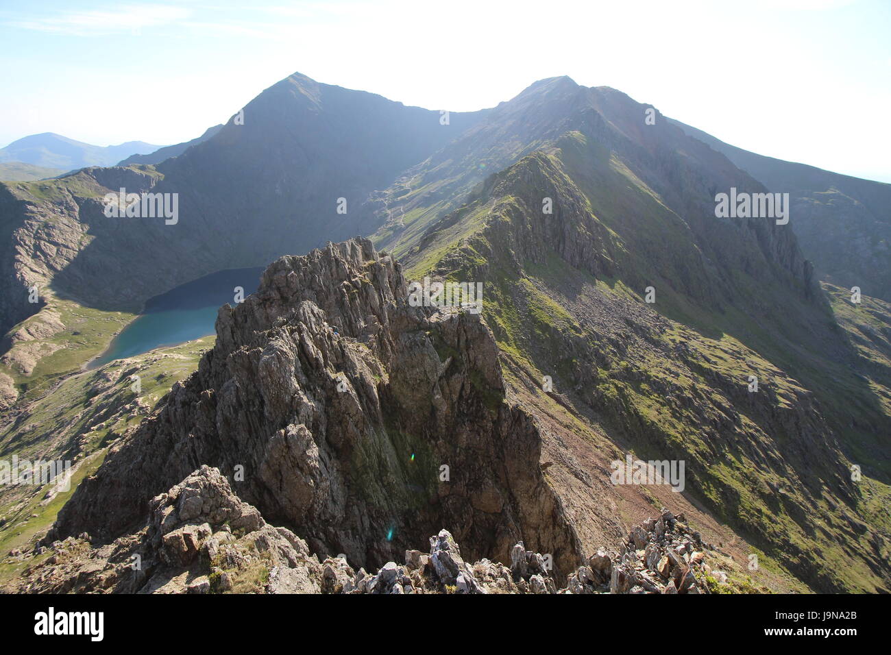 Snowdon horseshoe stretching of into the distance...beautiful landscape