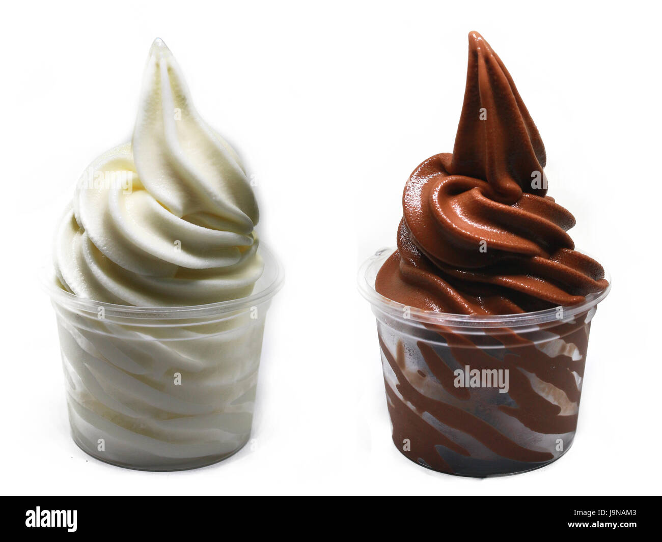 Vanilla Soft Serve Ice Cream In A Cup