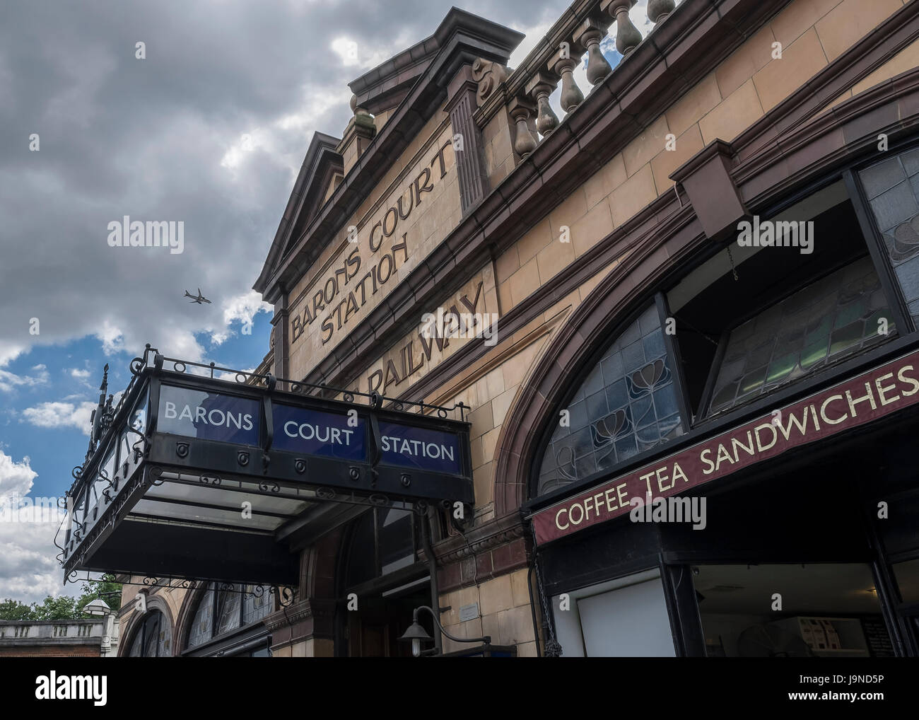 Barons Court station Stock Photo Alamy