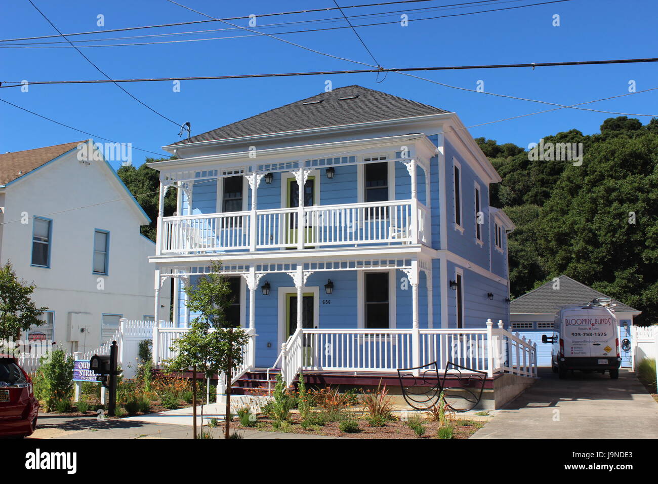 Colonial Revival House built 1900 in Pinole California Stock Photo Alamy