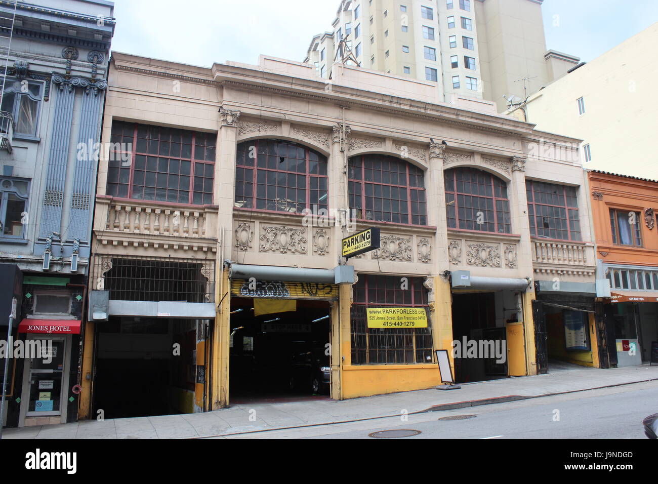 San francisco car garage parking hires stock photography and images