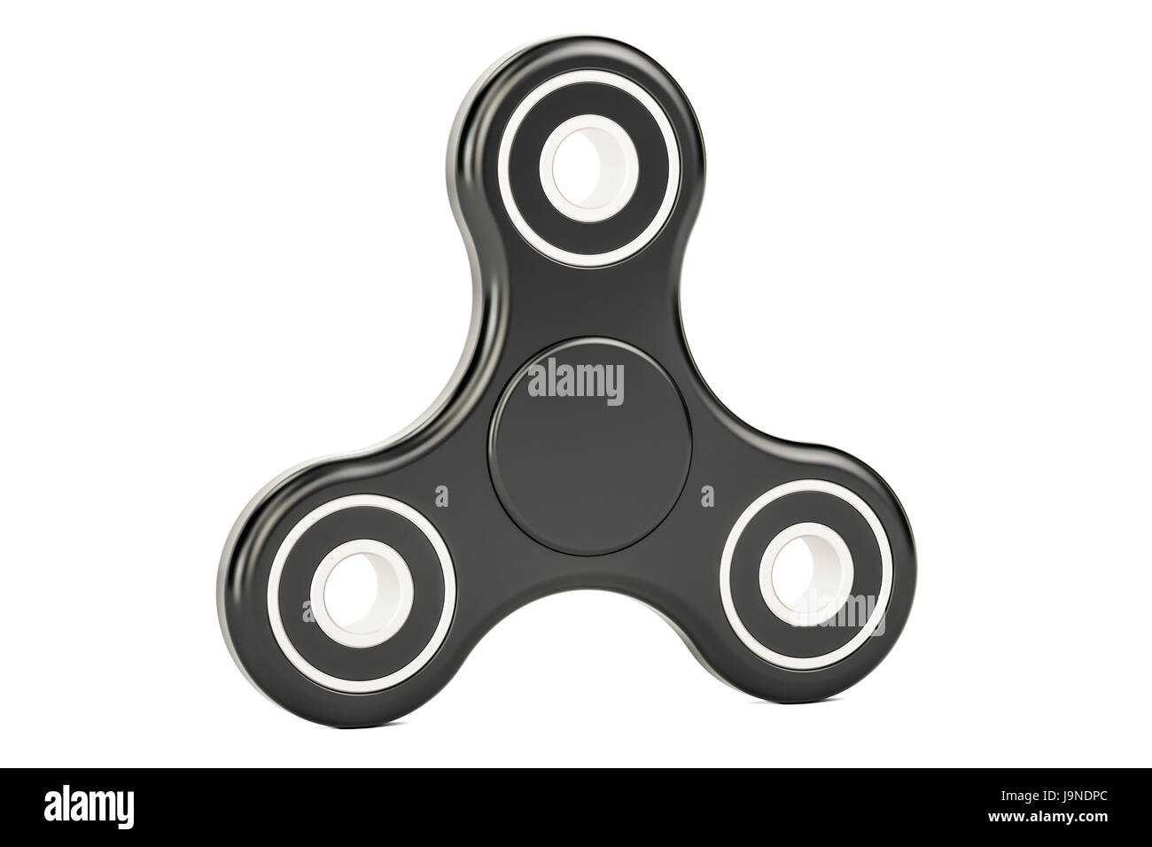 Fidget Spinner, 3D rendering isolated on white background Stock Photo ...
