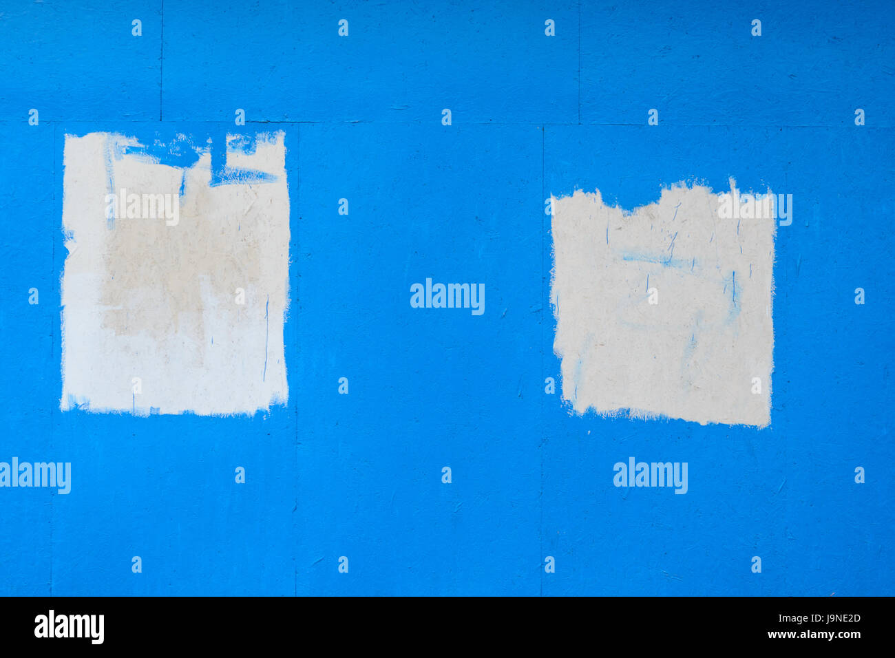 Blue painted chipboard texture. Construction panel. Paint wood