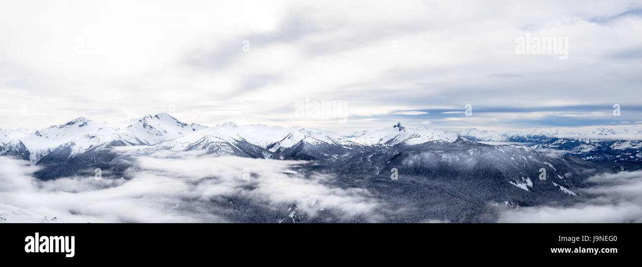 Mountain range near Whistler. Stock Photo