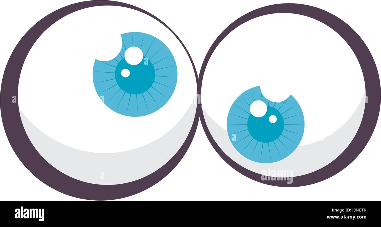 comic crazy eyes icon Stock Vector Image & Art Alamy