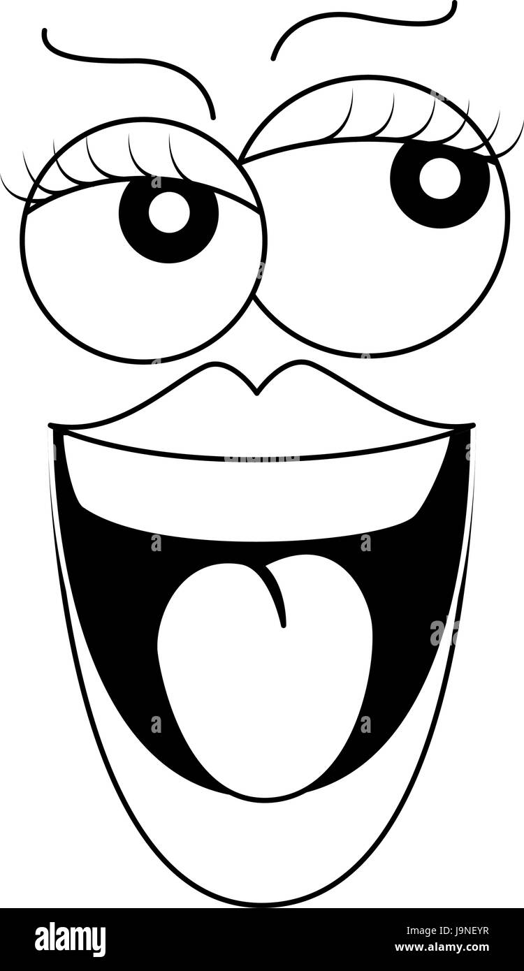 comic face icon Stock Vector Image & Art - Alamy