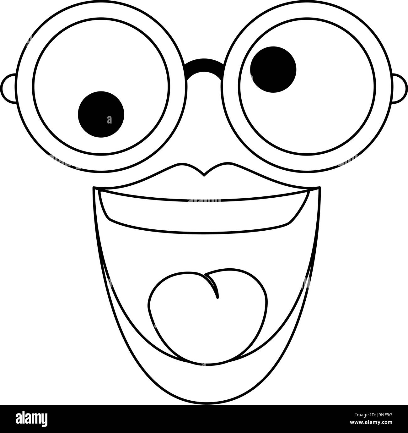 comic face icon Stock Vector Image & Art - Alamy
