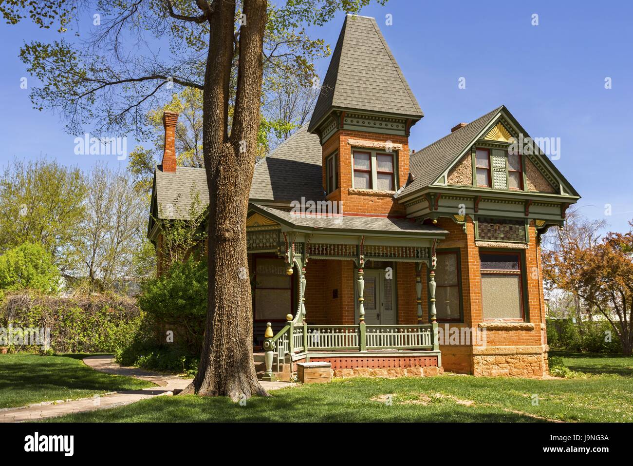 Kanab Heritage House Museum Brick Building Exterior, Historic Home of