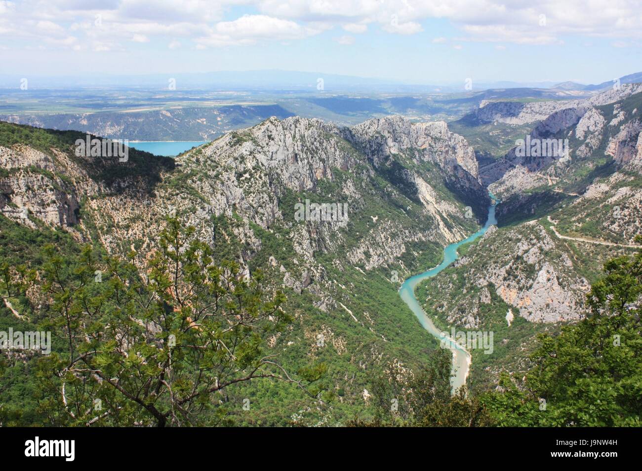 verdon gorge in france (gorges du verdon Stock Photo - Alamy
