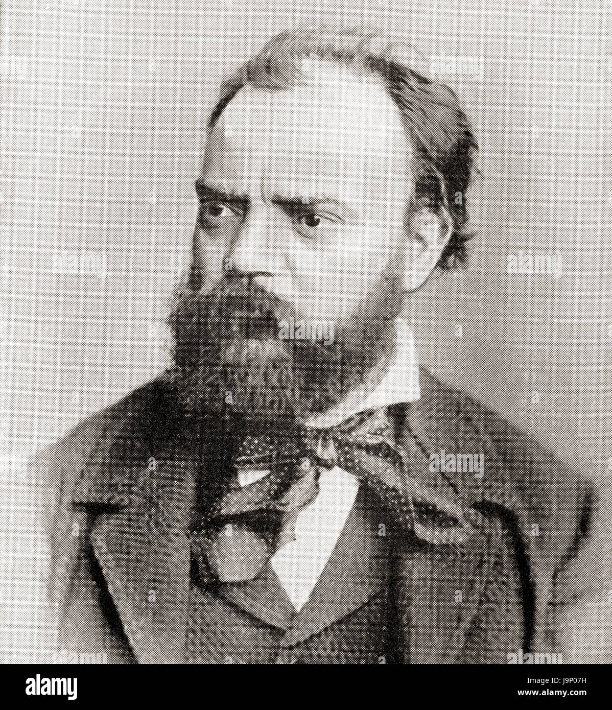 Antonín Leopold Dvořák, 1841 –  1904.  Czech composer.  From Hutchinson's History of the Nations, published 1915. Stock Photo