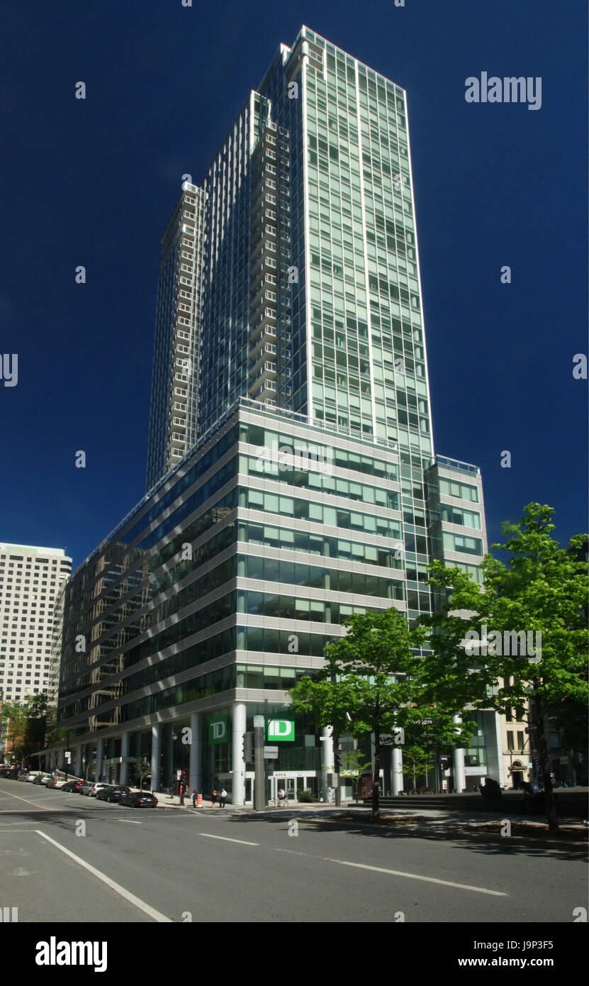 Aimia tower in downtown Montreal,Quebec. Stock Photo