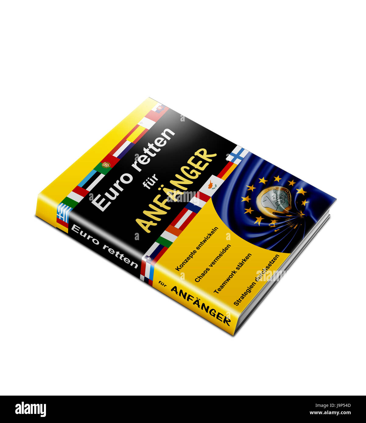 book: save euro for beginners Stock Photo