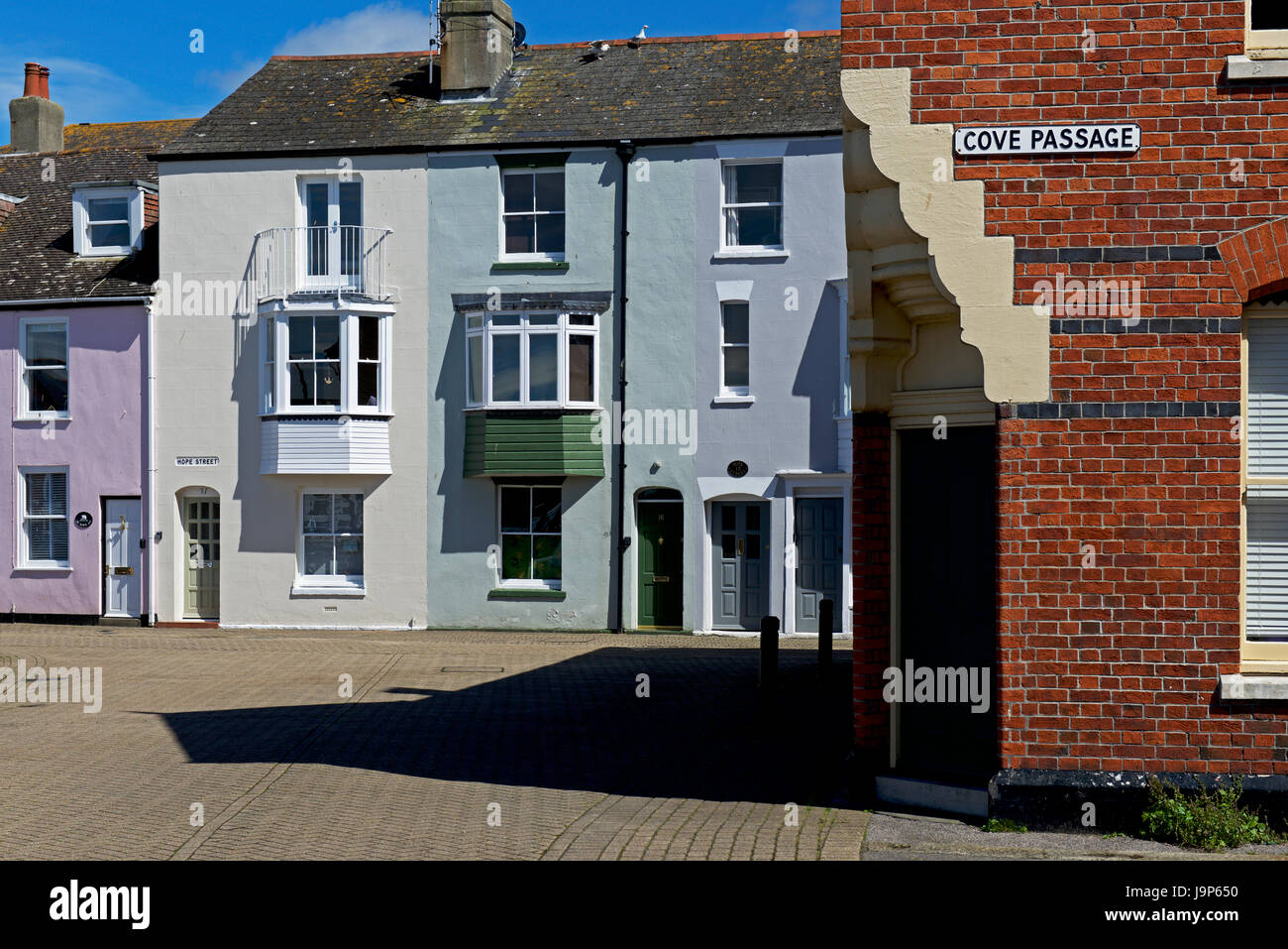 Quayside houses in Weymouth, Dorset, England UK Stock Photo Alamy