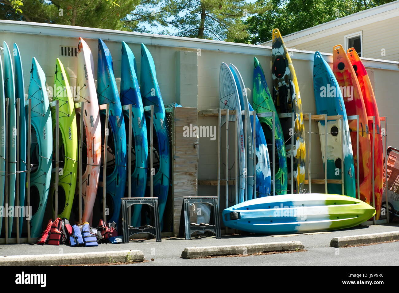 Kayak vertical online storage rack
