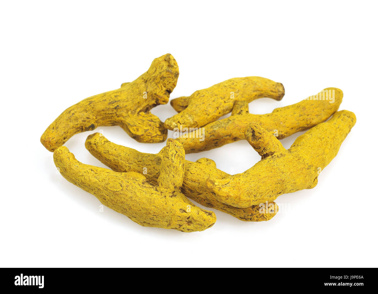 Curcuma root,Indian spice, Stock Photo
