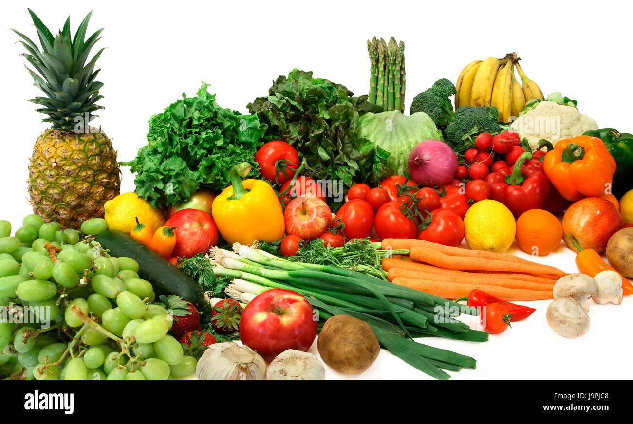 food, aliment, arrangement, progenies, fruits, fruit, vegetable, produce, Stock Photo