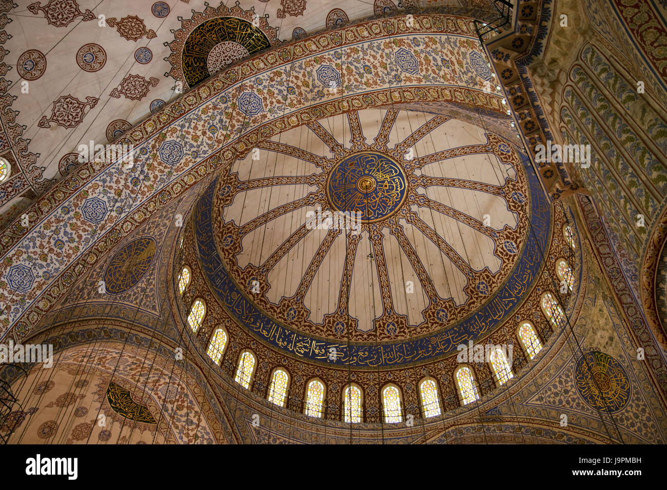 Turkey,Istanbul,blue mosque,interior view Stock Photo - Alamy