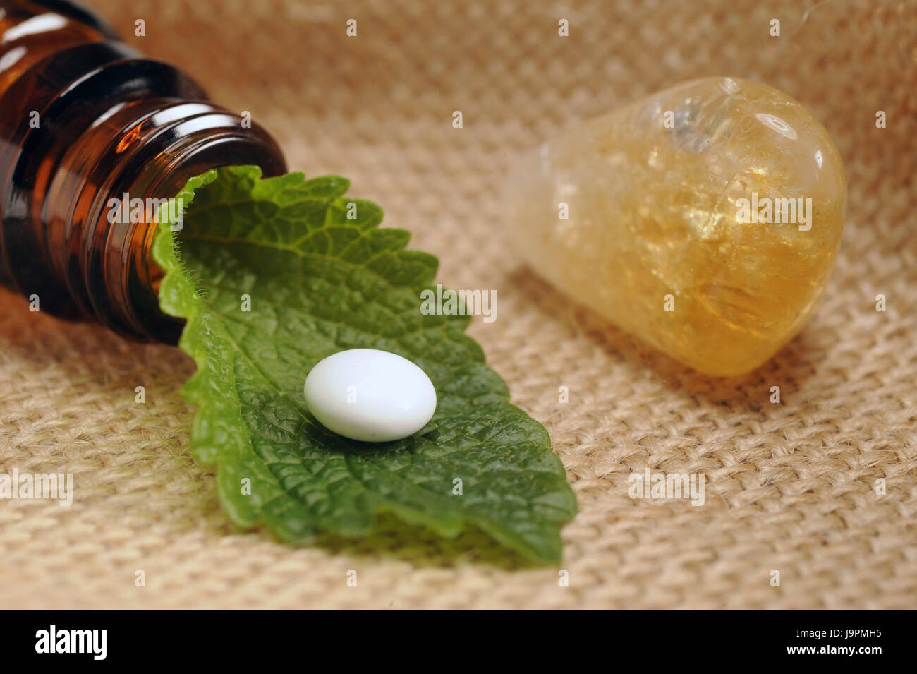 Nature medicine,homoeopathy,tablets,vegetable active ingredients, Stock Photo