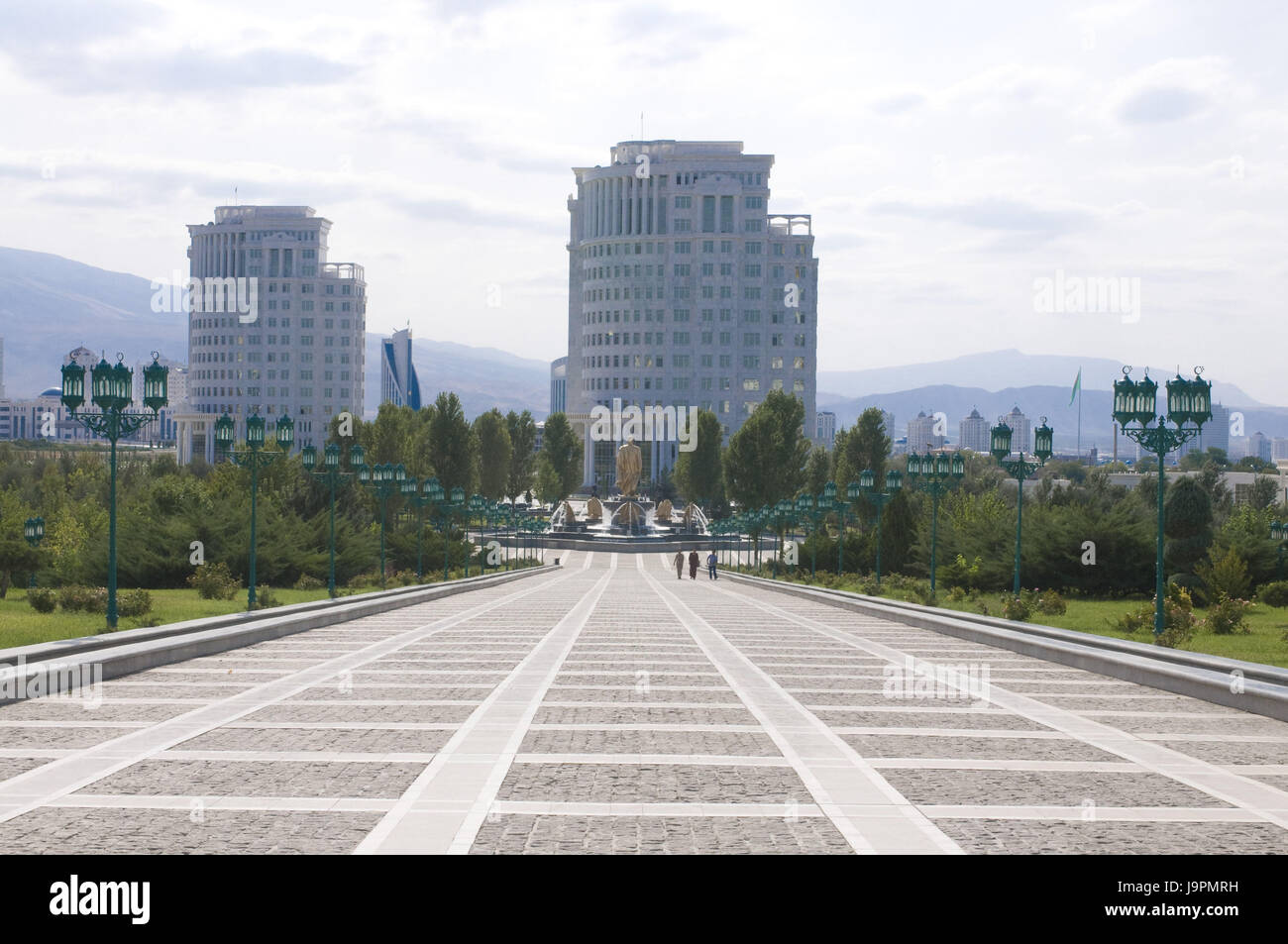 Modern buildings in Ashgabad,Turkmenistan, Stock Photo