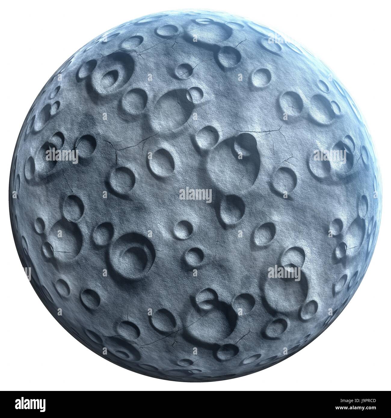 Moon isolated on white background Stock Photo - Alamy