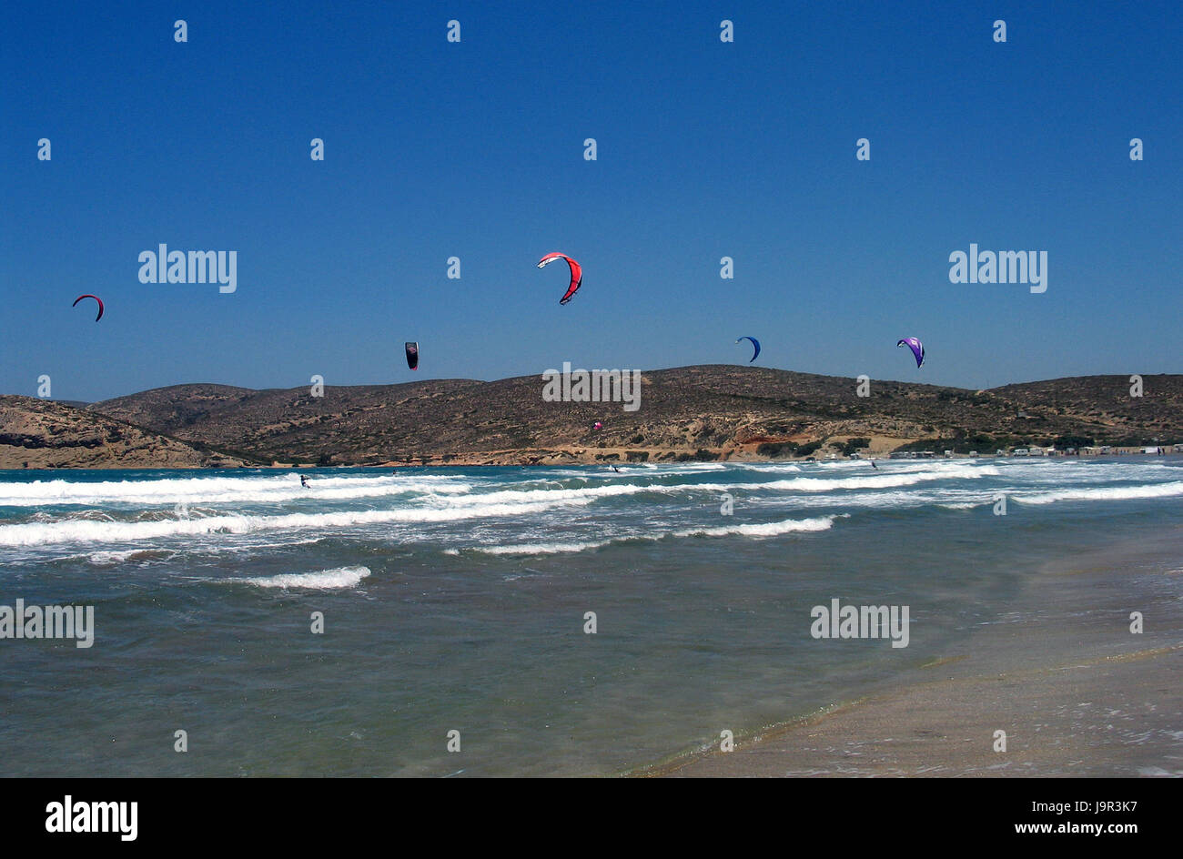 greece, water, mediterranean, salt water, sea, ocean, bay, aquatic sport, wind, Stock Photo