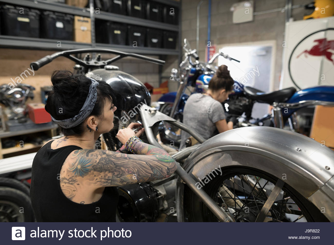 Repair Motorcycle Stock Photos & Repair Motorcycle Stock Images Alamy