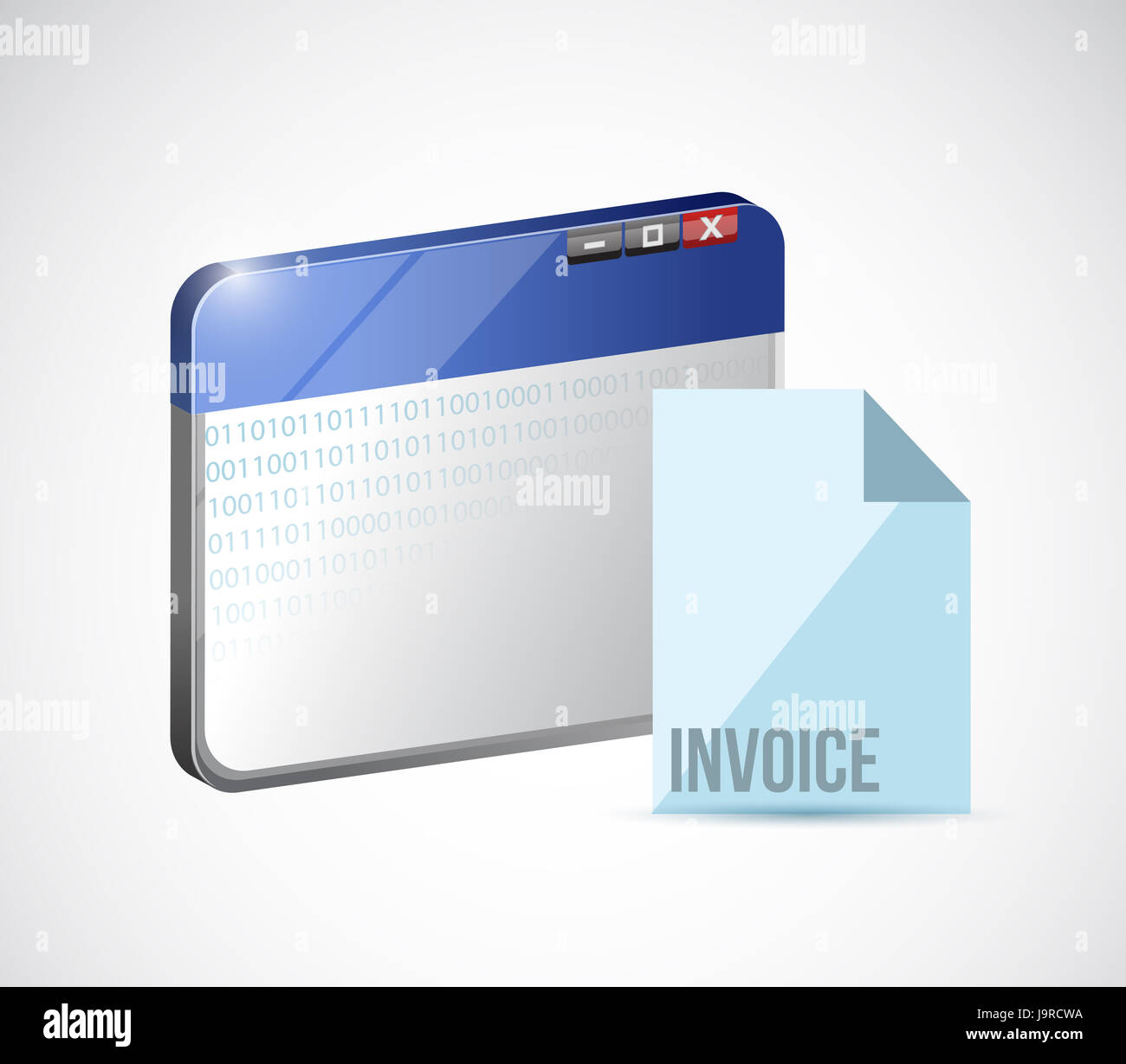 Invoices illustration hi-res stock photography and images - Alamy