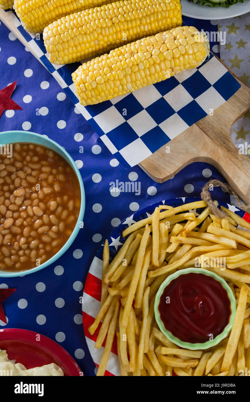 Close up french fries corn cob hires stock photography and images Alamy