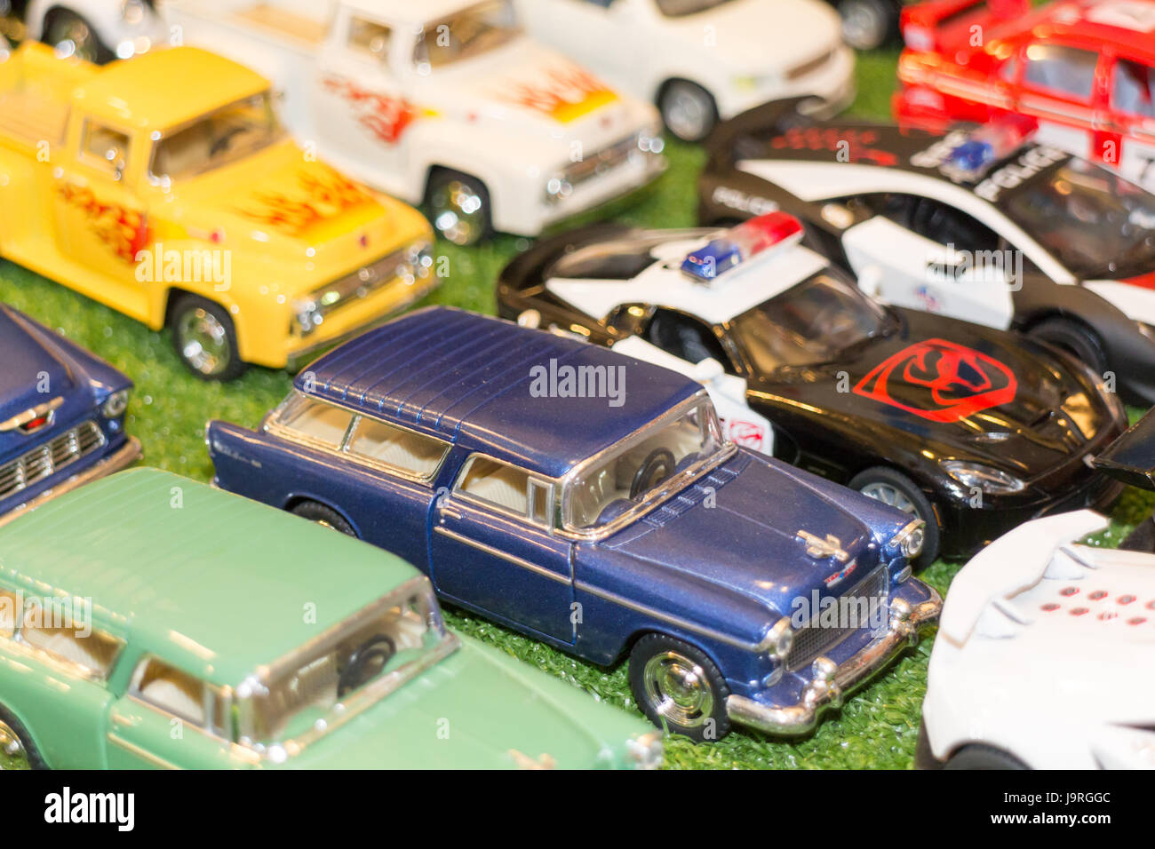 Model cars on display Stock Photo Alamy