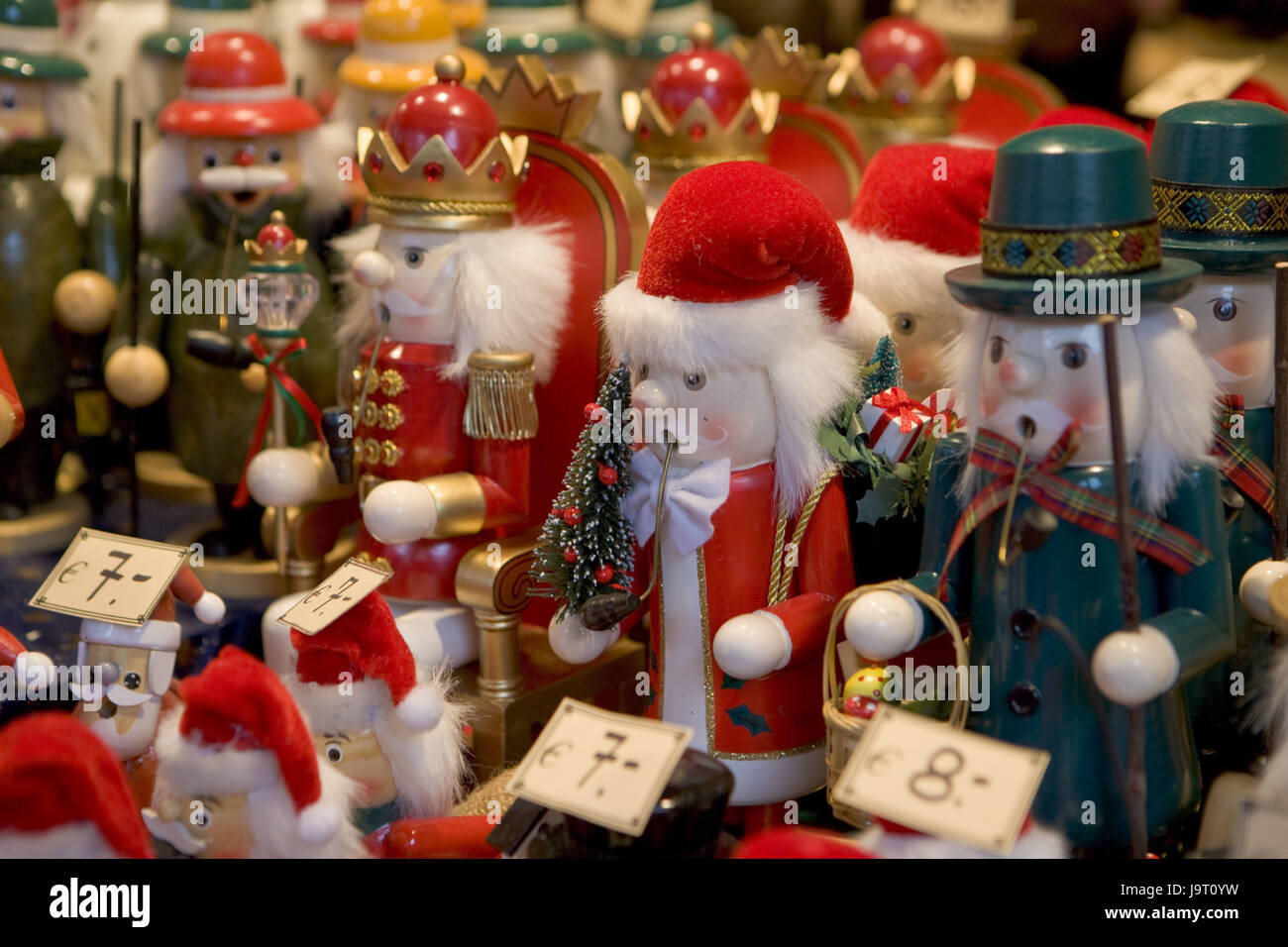 Austria,Salzburg,Christmas fair,smoked little man,sales,medium close-up, Stock Photo