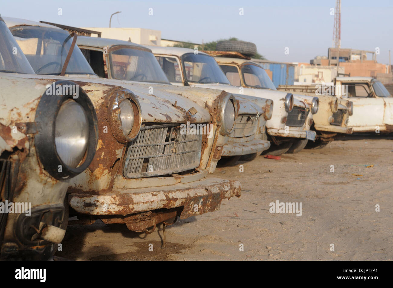 Mauritania,Nouakchott,street,cars,scrap metal,rusts,discards Africa ...