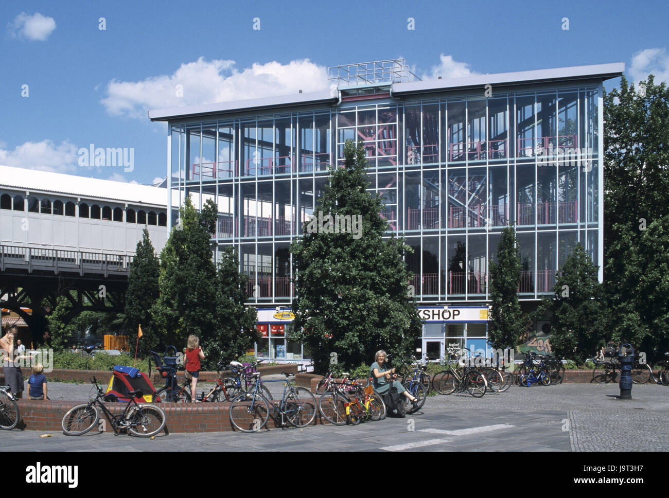 Germany,Berlin,Friedrich's grove cross mountain,Prinzenstrasse subway station, Stock Photo