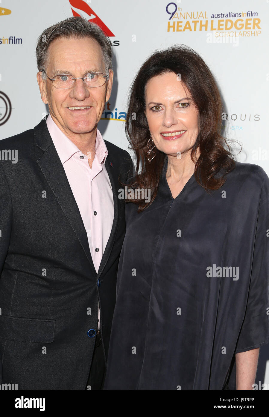 West Hollywood, CA, USA. 1st June, 2017. 01 June 2017 - West Hollywood, California - Roger Bell, Sally Bell. The 9th Annual Australians In Film Heath Ledger Scholarship Dinner. Photo Credit: F. Sadou/AdMedia Credit: F. Sadou/AdMedia/ZUMA Wire/Alamy Live News Stock Photo