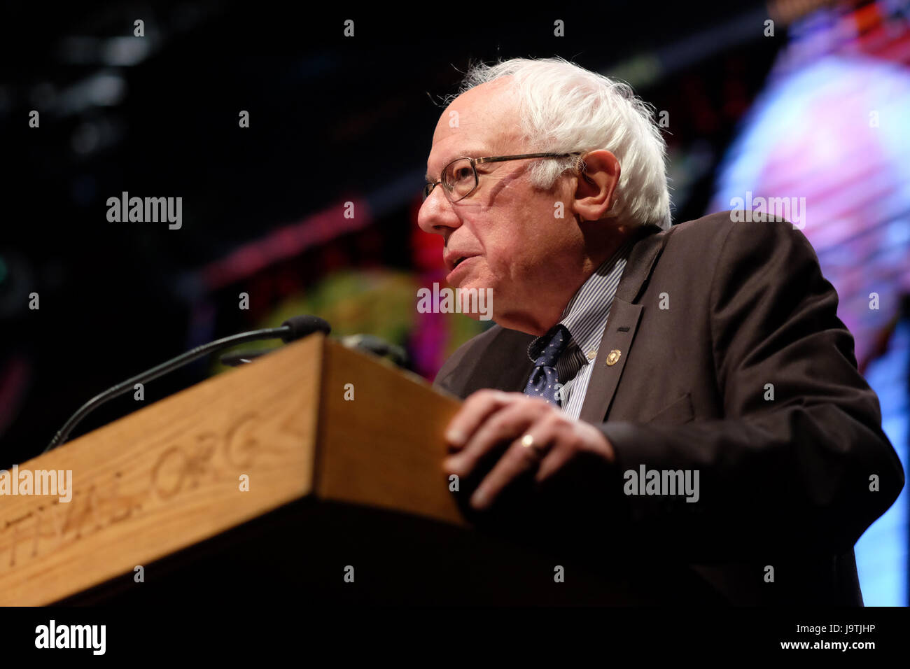 Bernie Sanders at Hay Festival 2017 Hay on Wye, Wales, UK June 2017