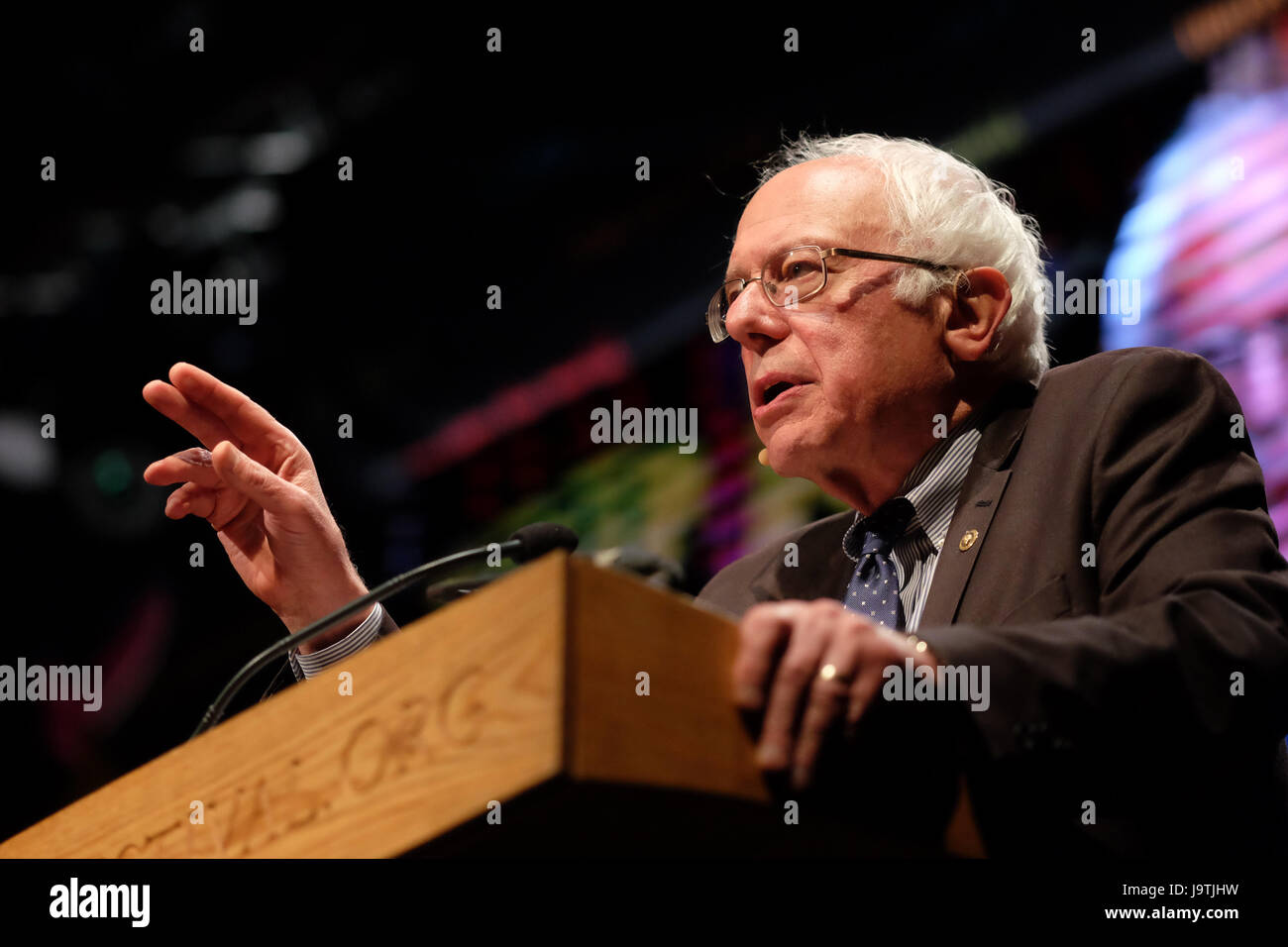 Bernie Sanders at Hay Festival 2017 Hay on Wye, Wales, UK June 2017