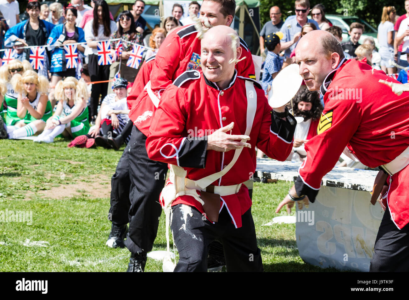 Colonel Custard Last stand team dressed as 19th century British